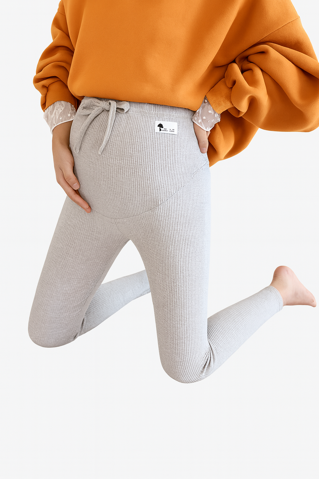 Winter Warmth Maternity Leggings