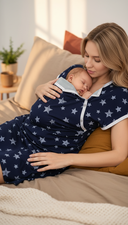 NurtureNest Maternity Pajamas